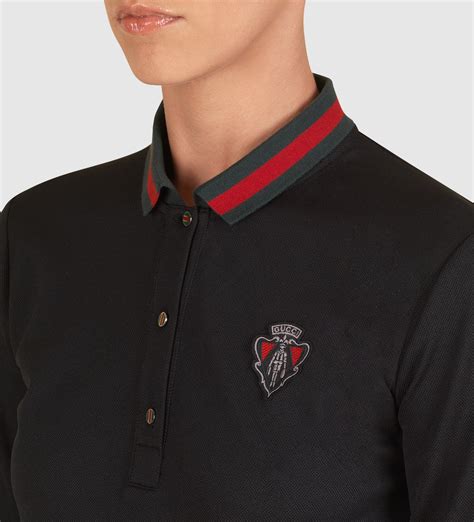 gucci crest polo|gucci polos for men.